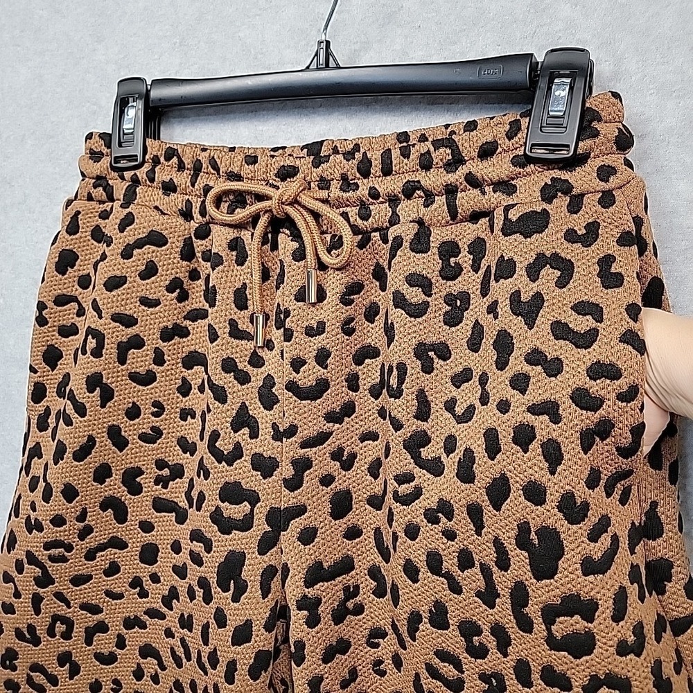SSYS The Label Parker Set Two-piece Tan Animal Print Women's Small 4-6 Comfort‎ - Picture 10 of 15
